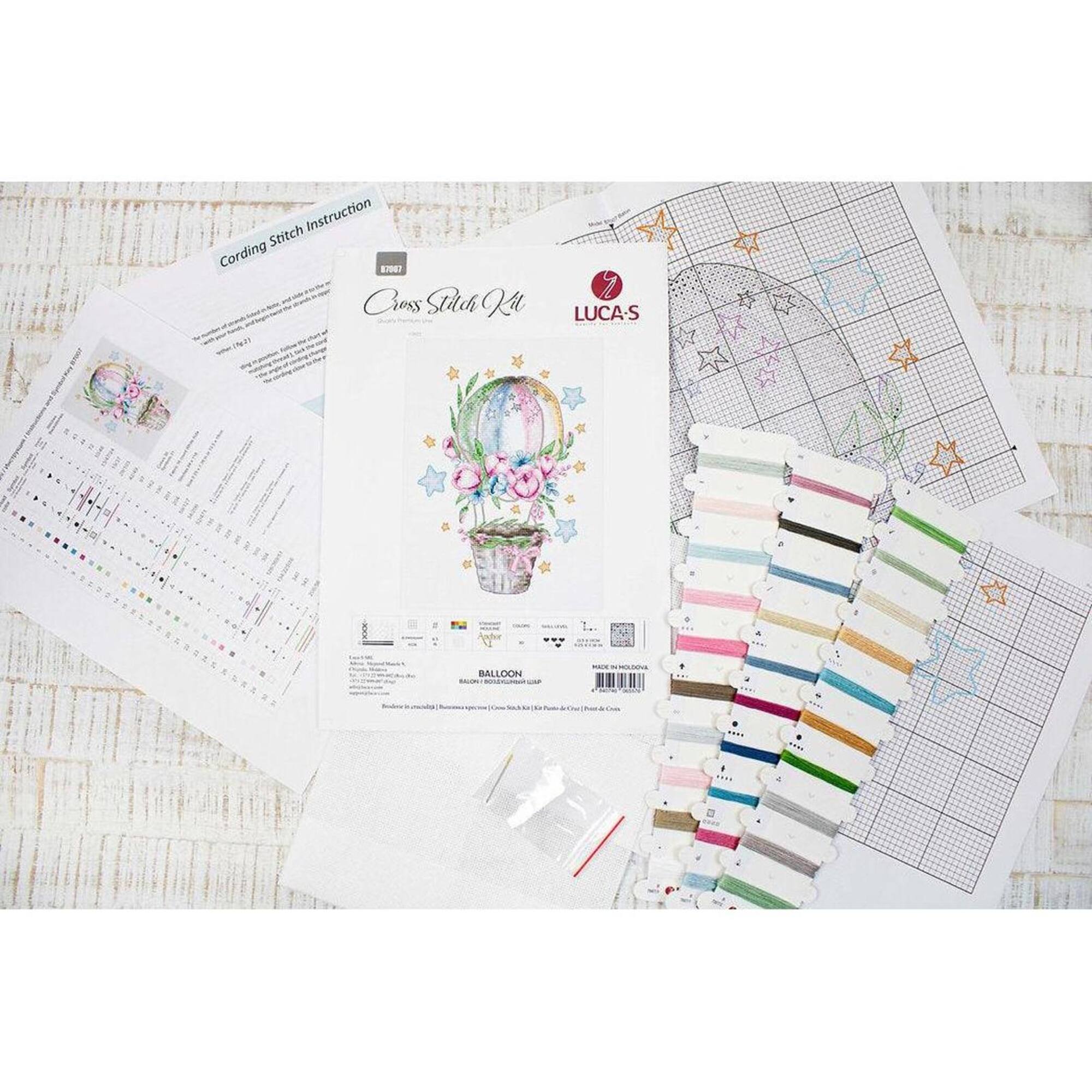 Luca-s Ballon Counted Cross Stitch Kit
